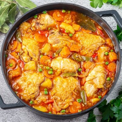Pollo al disco